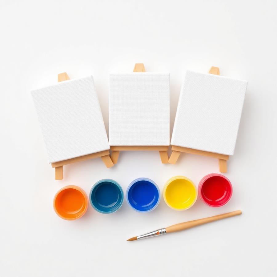 Mini Canvas and Paint Kit